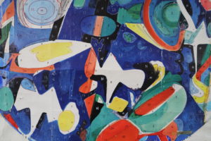 extrait d'un carton de tapisserie de Jacques Lagrange